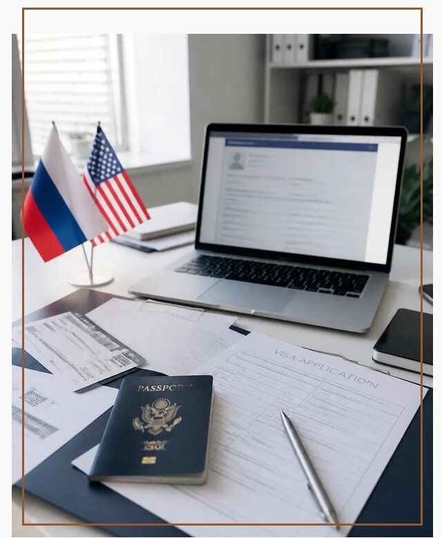Оформление визы в США для туристов и бизнеса в Отрадном