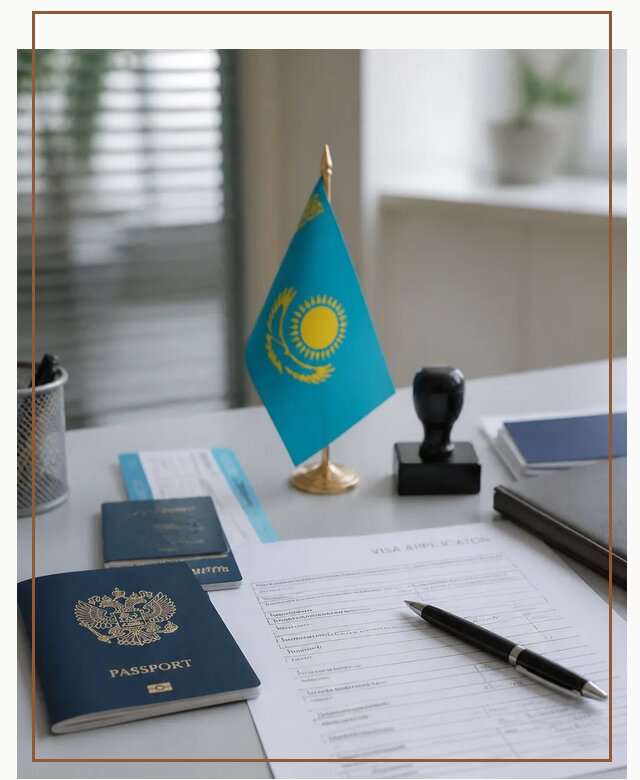 Оформление визы в Казахстан для поездки и работы в Отрадном