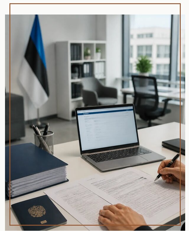 Оформление ВНЖ в Эстонии для переезда и легального проживания в Отрадном